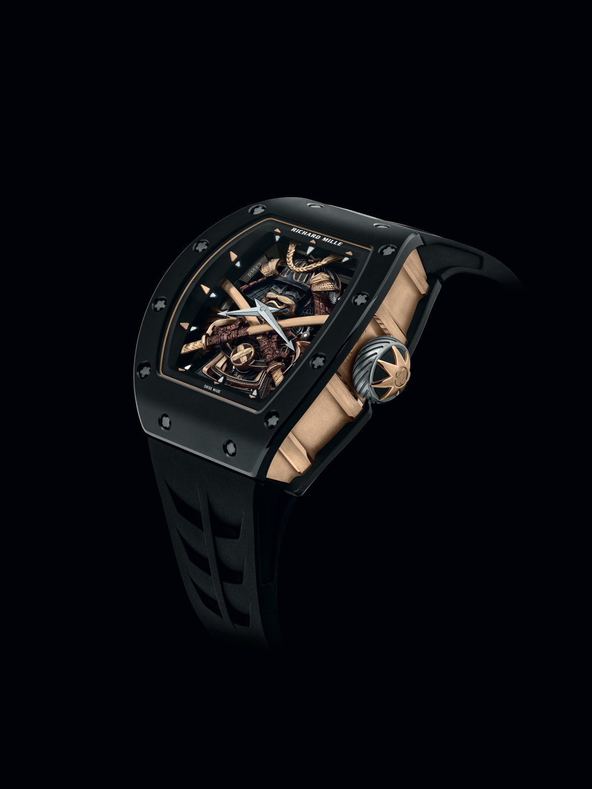 Black and hotsell gold richard mille